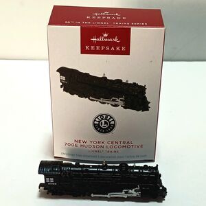 Hallmark Keepsake, NY Central Hudson Locomotive Ornament, 2025, Die Cast